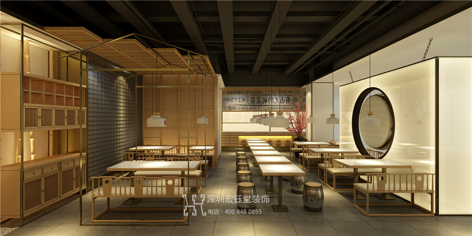 蓉小月老壇酸菜魚店面裝修設計方案