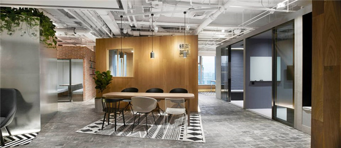 以社區概念為主題的精英英語培訓中心裝修設計實景圖