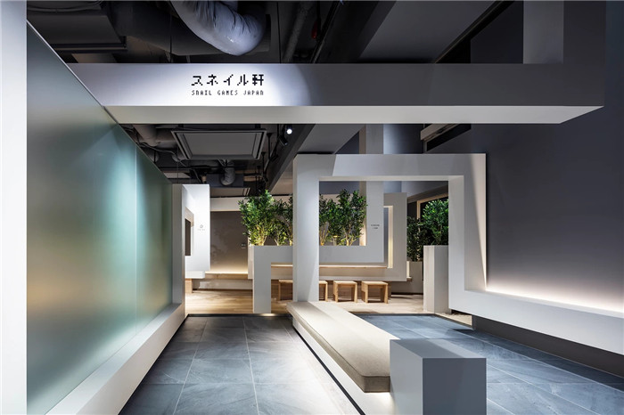 日本極致簡約的Snail游戲公司辦公室裝修設(shè)計(jì)方案