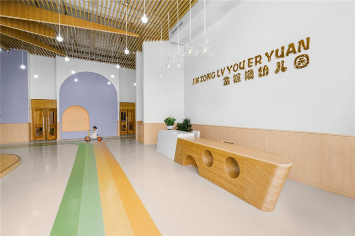 多樣化綜合性幼兒園大廳裝修設計方案