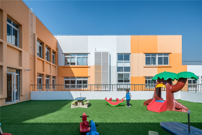 上海寶山貝貝佳歐萊幼兒園室外裝修設(shè)計效果圖