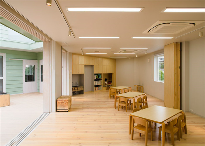 如家庭般溫馨的熊本幼兒園教室裝修設計效果圖