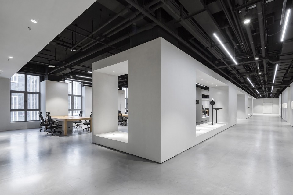 企業辦公室裝修全景圖
