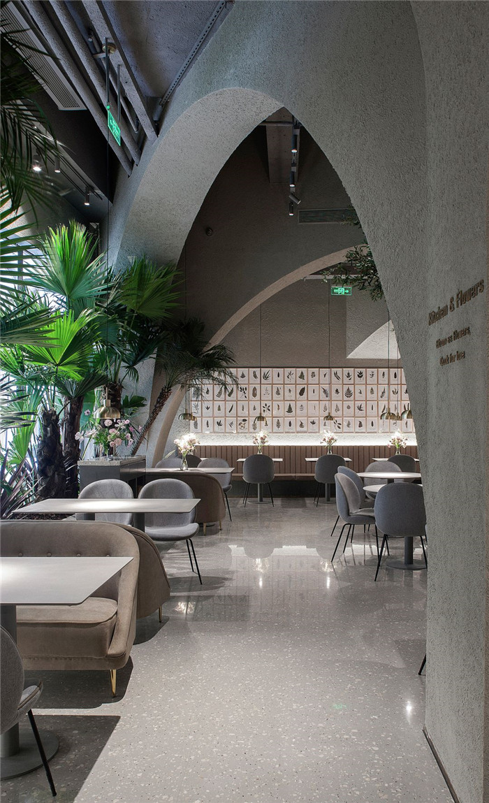 鄭州餐飲裝修公司推薦花園秘境主題餐廳設(shè)計(jì)案例