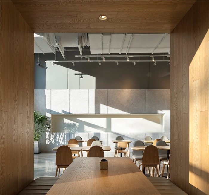 鄭州餐廳裝修公司分享易間咖啡簡餐卡座區裝修設計方案