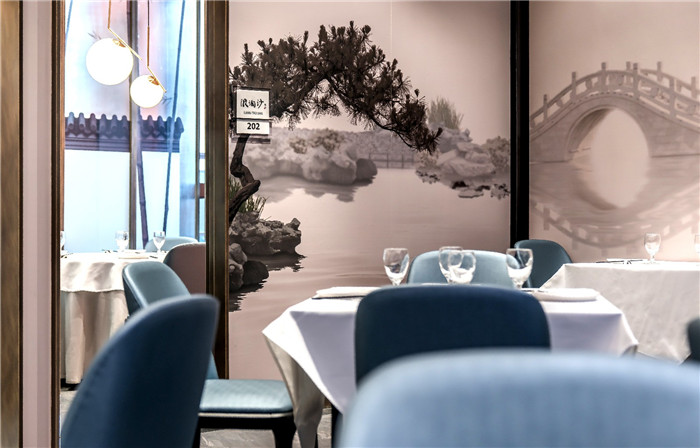 梅州東坡酒樓新潮中餐廳裝修設計案例實景圖