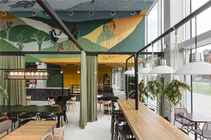 鄭州餐廳裝修公司分享國外藝術(shù)餐廳裝修設(shè)計方案